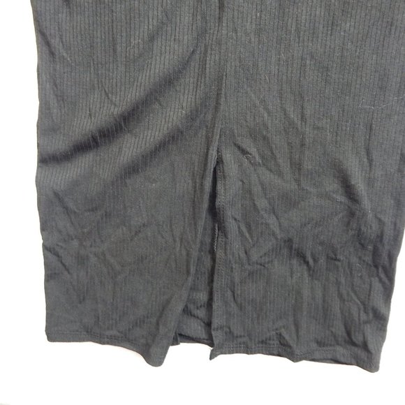 PacSun Womens Body Con Mock Turtleneck Midi Sleeveless Dress Black Size S - Picture 5 of 7